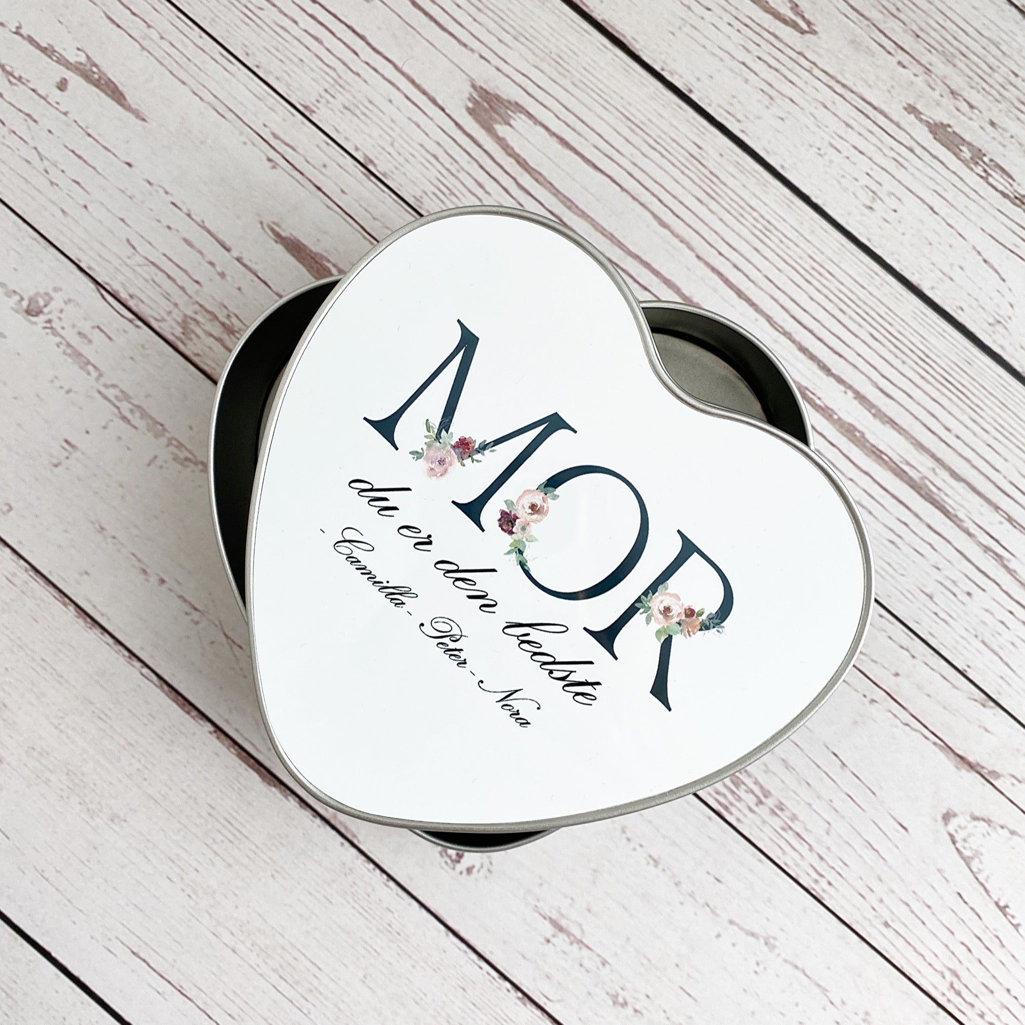 hjerteæske til mor, mors dag gave, morsdaggave, gave til mor, gave til hende,