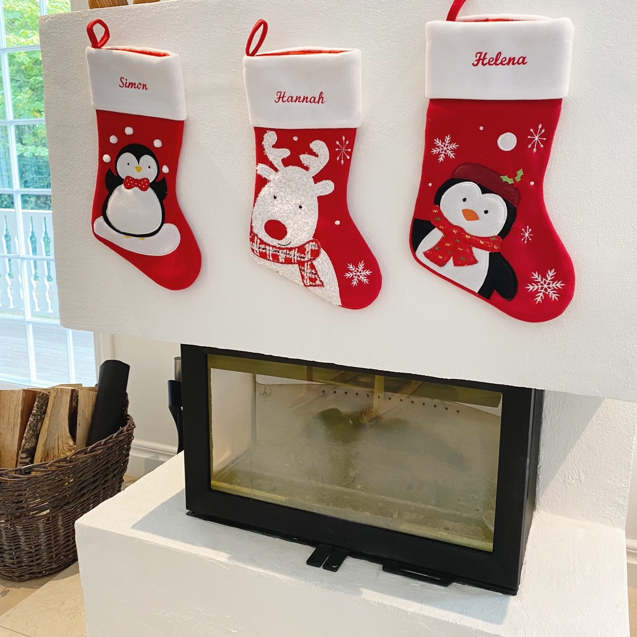 julesokker_med_navn, Julesok med navn, julestrømpe med navn,